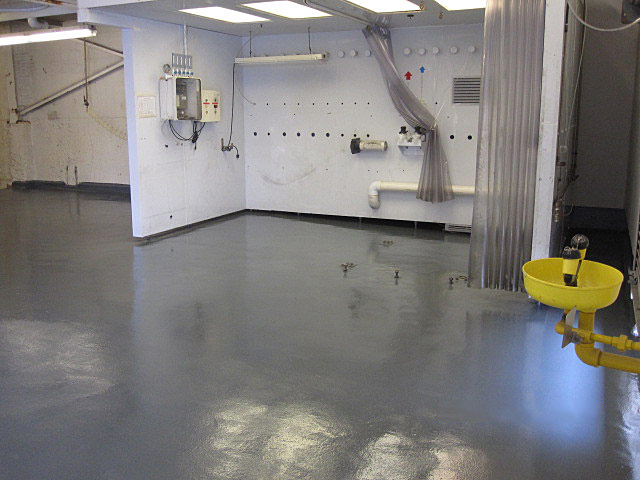 Chemical Processing Seamless Flooring System