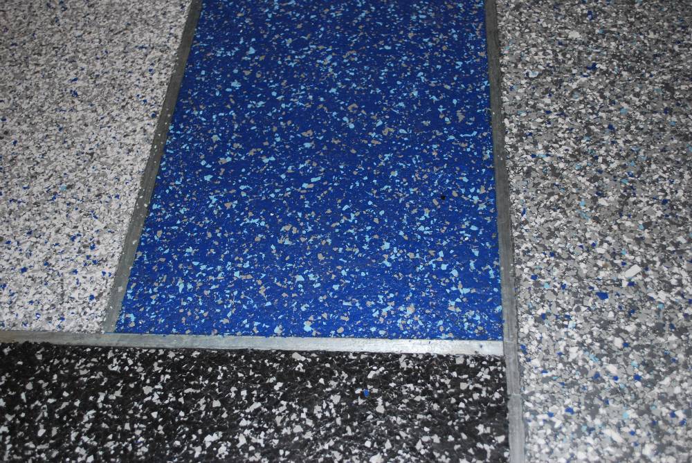 Detail of the color blends used at the City Hall station.